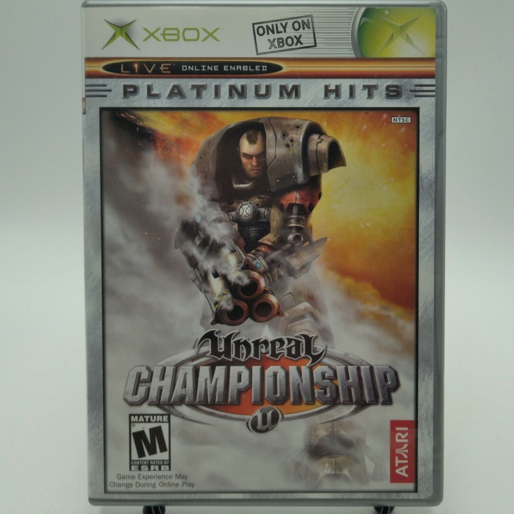 Unreal Championship Platinum Hits Microsoft Xbox Very Clean Tested Plays Great